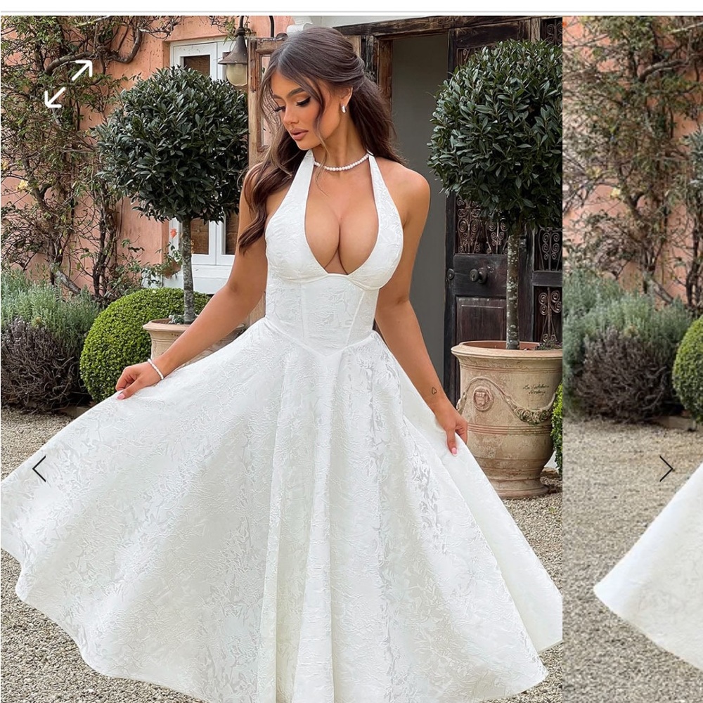 BABYBOO EFFIE MIDI DRESS - IVORY